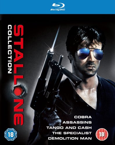 Book Cover Stallone Blu-ray Collection (Cobra / Assassins / Tango and Cash / The Specialist / Demolition Man)