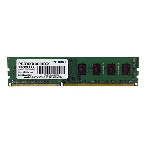 Patriot Signature 4GB DDR3 PC3-12800 (1600MHz) CL11 DIMM 4 Memory Module PSD34G160081