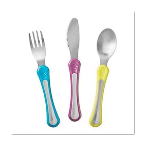 Tommee Tippee 2342253071 Set de Premiers Couverts Bébé en Inox