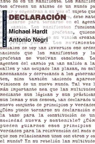 DeclaraciÃ³n (Pensamiento crÃ­tico) (Spanish Edition)