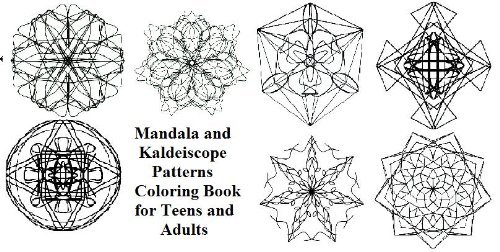 Mandala und Kaleidoskop Muster Malbuch fÃ¼r Jugendliche und Erwachsene (German Edition)