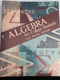 Algebra for College Students - Custom Edition (Taken From Algebra for College Students, 7th Edition)