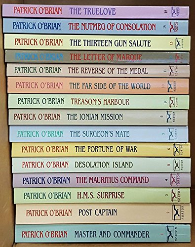 15 Book Set: The Aubrey Maturin Series - Master and Commander, Post Captain, HMS Surprise, The Mauritius Command, Desolation Island, The Fortune of War, The Surgeon's Mate, The Ionian Mission, Treason's Harbour, The Far Side of the World + 9 M