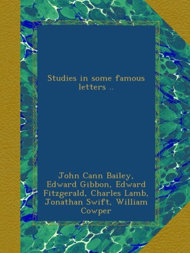 Studies in some famous letters ..
