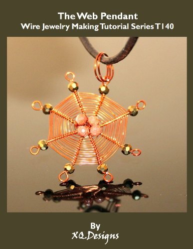 The Web Pendant Wire Jewelry Making Tutorial Series T140