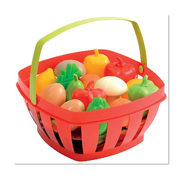 Ecoiffier - 966 - Jeu d'imitation - Panier Garni - Fruits et Légumes - Modèle aléatoire