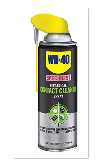 WD-40 Specialist Electrical Contact Cleaner Spray - Electronic & Electrical Equipment Cleaner. 11 oz. (Pack of 1) - 300554-E