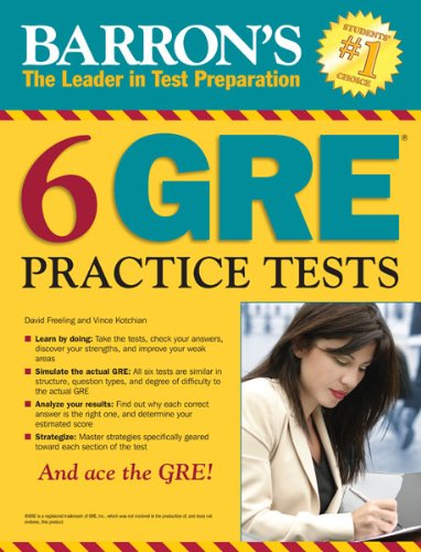 Barron's 6 GRE Practice Tests