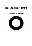 29. Januar 2010 - Das Ende der Welt, wie wir sie kannten... (German Edition)