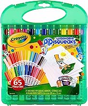 Book Cover Crayola Pip-Squeaks Washable Markers & Paper Set, Kids Travel Activities, Ages 4, 5, 6, 7,