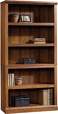 Sauder Select Collection 5-Shelf Bookcase, Washington Cherry finish