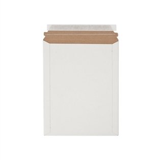 Pratt MJ-3 Self-Seal Stay Flat Mailer, White, 9" x 11 1/2" (Pack of 100)