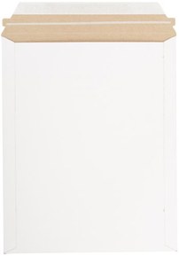 Pratt MJ-4 Self-Seal Stay Flat Mailer, White, 9.75" x 12 1/4" (Pack of 100)