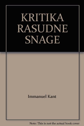KRITIKA RASUDNE SNAGE