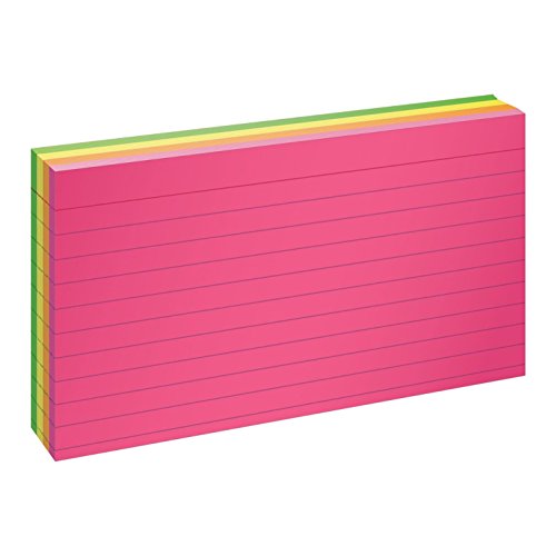 Book Cover Oxford Neon Index Cards, 3