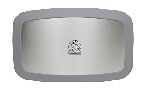 Koala Kare Horizontal Wall Mounted Baby Changing Station, Gray