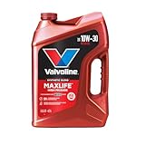 Valvoline High Mileage with MaxLife Technology 10W-30 Synthetic Blend Motor Oil 5 Quart