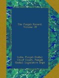 The Punjab Record, Volume 39
