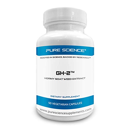 Pure Science GH-2 - Horny Goat Weed (Epimedium) Extract - Contains 20% Icariins with 50 Capsules