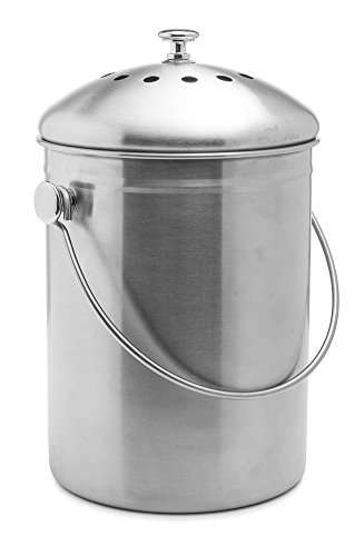 Epica Stainless Steel Compost Bin 1 Gallon