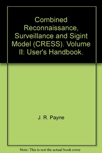 Combined Reconnaissance, Surveillance and Sigint Model (CRESS). Volume II: User's Handbook.