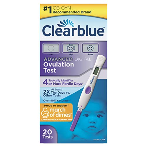 Book Cover Clearblue Advanced Digital Ovulation Test, 20 Count by clearblue easy
