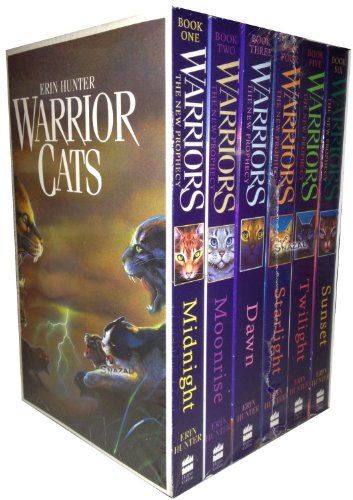 Erin Hunter Warriors: The New Prophecy 6 Books Collection Pack Set RRP: Â£41.94 (MIDNIGHT, MOONRISE, DAWN, STARLIGHT, TWILIGHT, SUNSET)