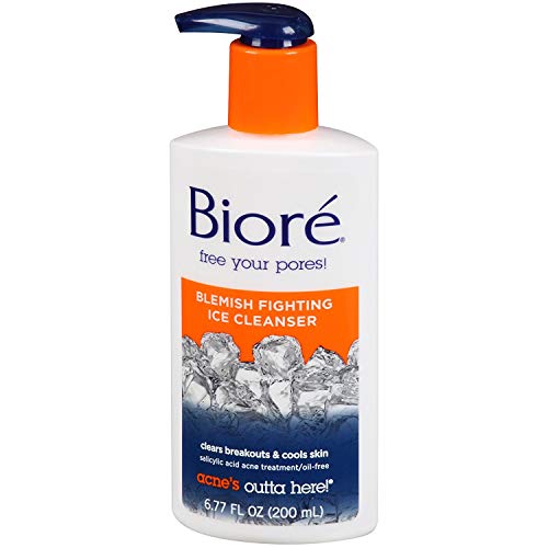 Biore Blemish Fighting Ice Cleanser - 6.77 Fl Oz (Pack of 3)