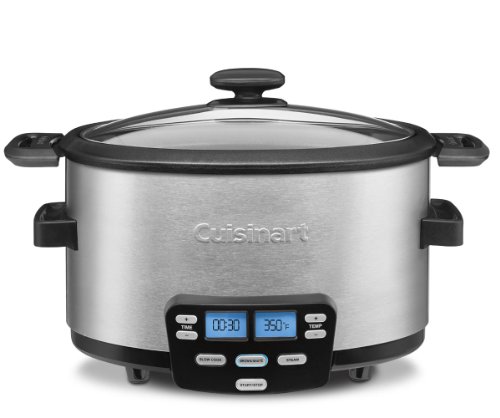 Book Cover Cuisinart MSC-400 3-In-1 Cook Central 4-Quart Multi-Cooker: Slow Cooker, Brown/Saute, Steamer