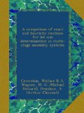 A comparison of exact and heuristic routines for lot size determination in multi-stage assembly systems