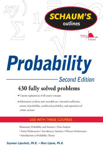 Book Cover Schaum's Outline of Probability, Second Edition (Schaum's Outlines)