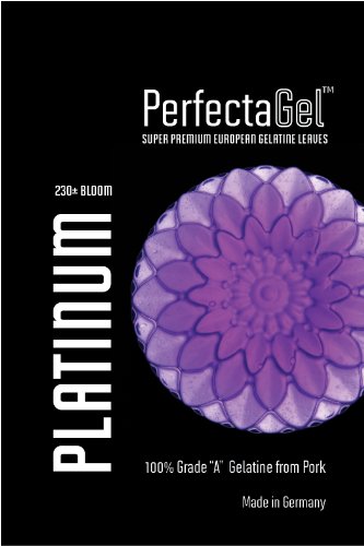PerfectaGel Platinum Gelatin Sheets (230 Bloom) - 1kg [600 sheets]