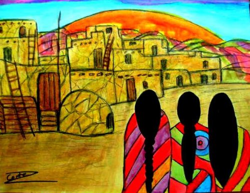 Abstract Native American Art Volume X