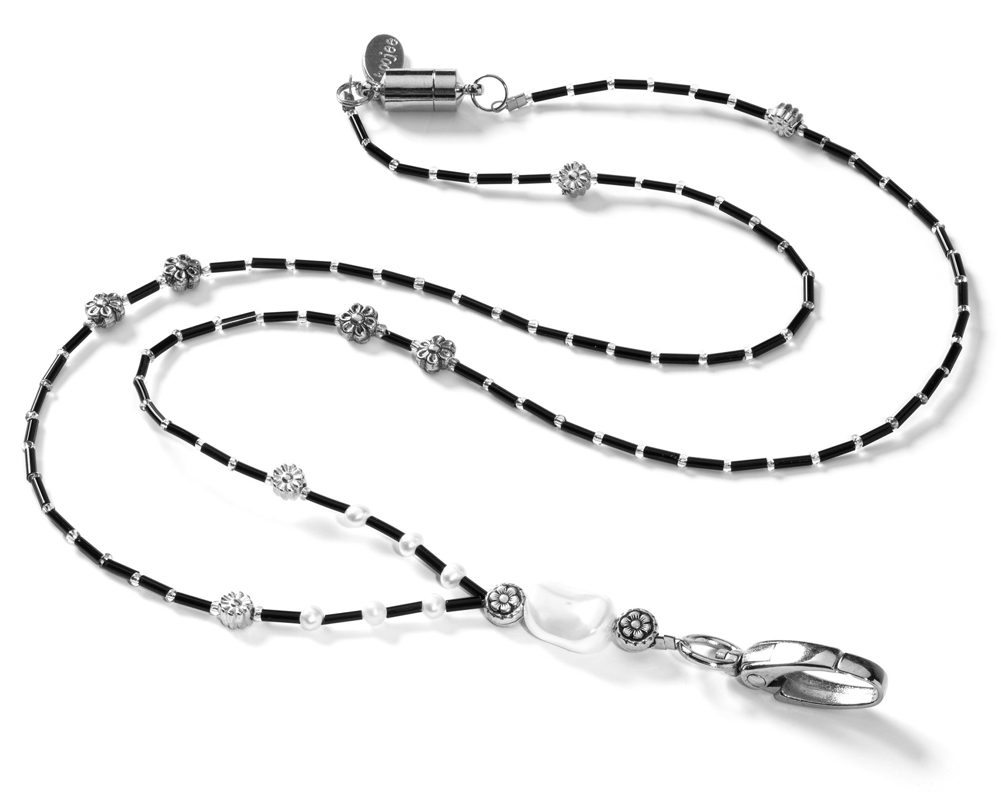 ID Avenue Lanyards for Women 19" Beaded Lanyard Id Holder Fashionable Breakaway Lanyard Necklace for Office Workers Doctors Nurses Teachers Students Jewelry lanyards for Id Badges