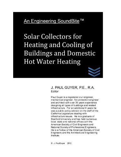 Solar Collectors for Heating and Cooling Buildings and Domestic Hot Water (Engineering SoundBites)