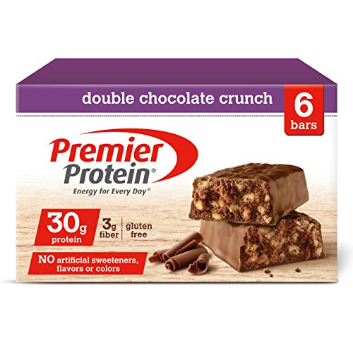 Premier Protein 30g Protein Bar, Double Chocolate Crunch, 2.53 oz Bar, (6 Count)