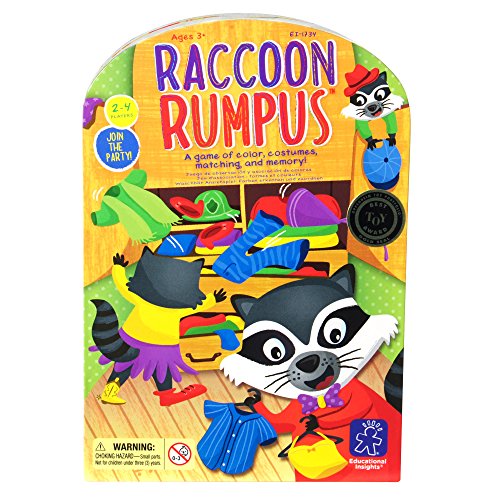 Educational Insights Raccoon Rumpus Game - Matching Game
