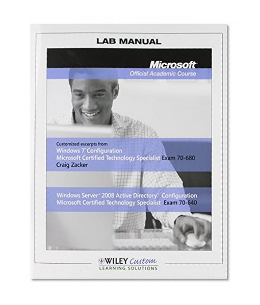 Lab Manual Microsoft Official Academic Course