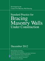 Book Cover Standard Practice for Bracing Masonry Walls Under Construction - Dec 2012 Edition