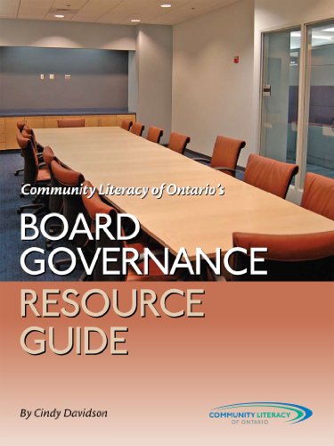 Board Governance Resource Guide for Nonprofit Organizations