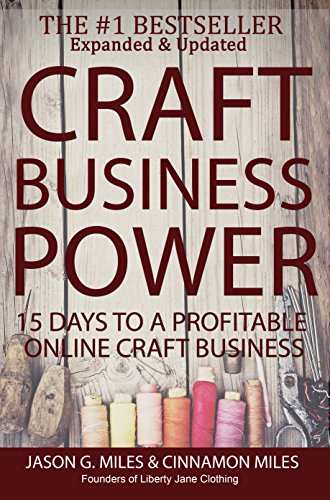 Book Cover Craft Business Power: 15 Days To A Profitable Online Craft Business