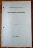 Heat Transmission and Evaporation (Reprinted from the Journal of Industrial and Engineering Chemistry, Vol. 14, No. 9 page 808. September 1922)