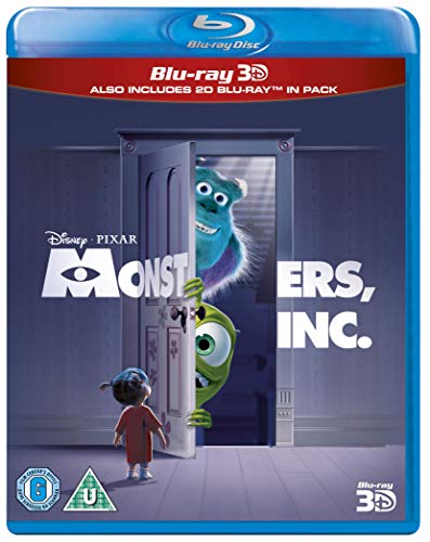 Book Cover Monsters, Inc. (Blu-ray 3D + Blu-ray) [2002] [Region Free]