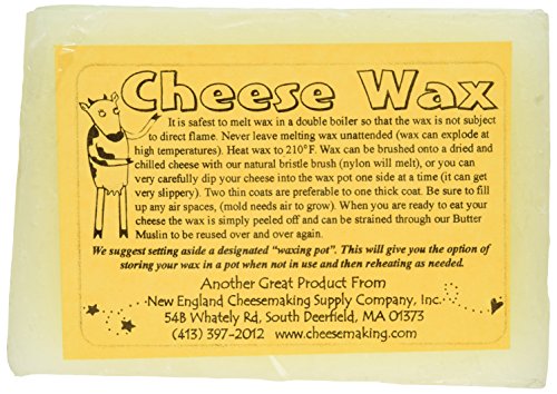 Book Cover New England Cheesemaking Supply Company Yellow Cheese Wax 1Lb