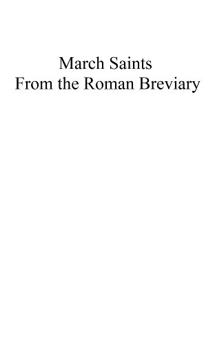 March Saints From the Roman Breviary