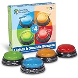 Learning Resources Buzzers Sons/Lumière - Jeu de 4