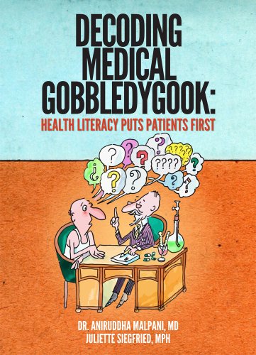 Book Cover Decoding Medical Gobbleddygook - Health Literacy Puts Patients First