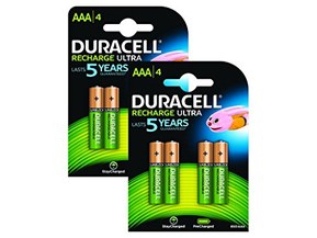Duracell - Piles Rechargeables - AAA - Pack de 8