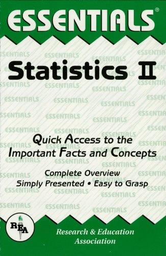 Statistics II Essentials: Vol 2 (Essentials Study Guides)