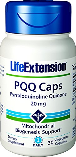 Book Cover Life Extension PQQ Caps, 20 Milligrams, 30 Vegetarian Capsules